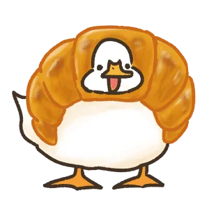 クロワッサンアヒル