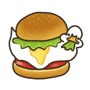 ハンバーガーアヒル