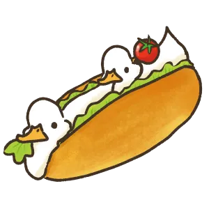 ホットドッグアヒル