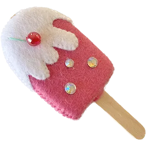 クリームソーダアイスのきらきらキーホルダー｜オンライン