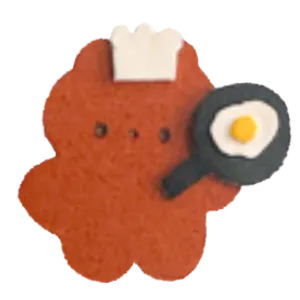 革でできたくまちゃんブローチ｜オンラインガチャガチャモール