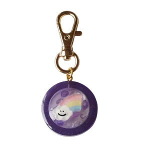 kiki　シャカシャカキーホルダー　ブラウンくまさん肉球 クマさん シャカシャカキーホルダー